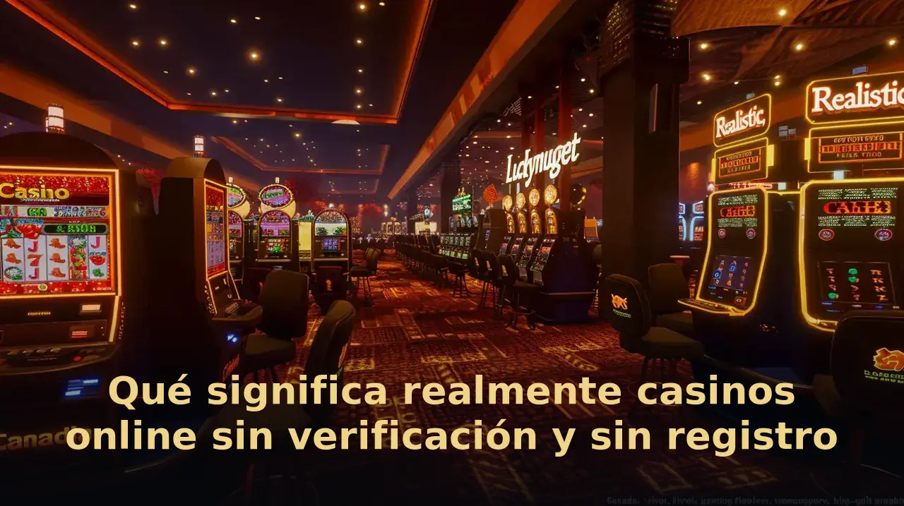 Qué significa realmente casinos online sin verificación y sin registro